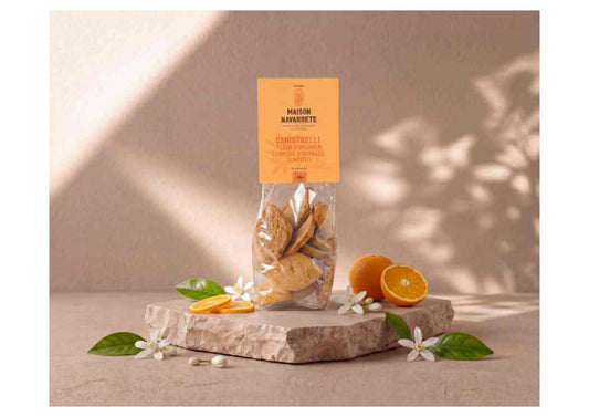 Canistrelli Fleur d'oranger et écorces d'oranges confites 150g