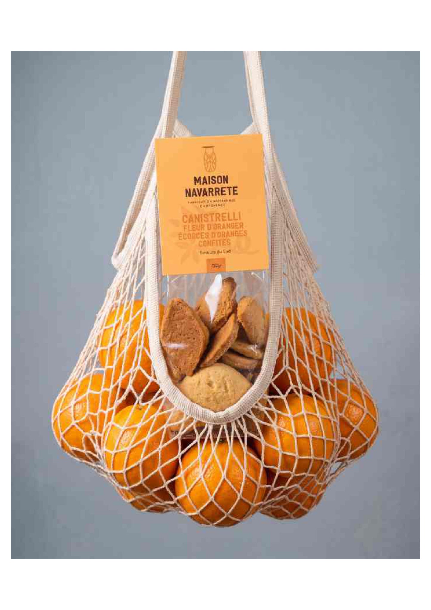 Canistrelli Fleur d'oranger et écorces d'oranges confites 150g